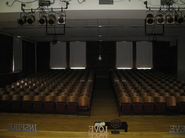the Bradford Academy performance hall