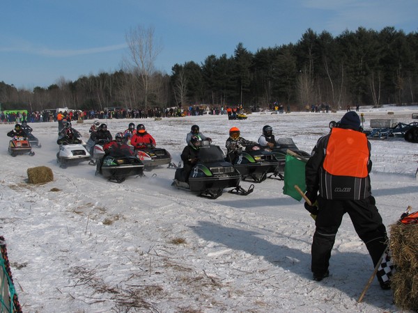 2010 Lisbon Stump Jumpers Vintage Snowmobile Race